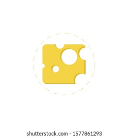 Cheese colored clipart flat vector icon.Cheese colored clipart flat vector icon.Cheese colored clipart flat vector icon.