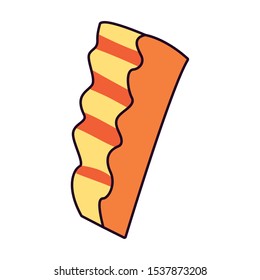 cheese comic pop art on white background vector illustration