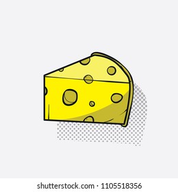 Cheese, Cookie element for cafe and pastry 