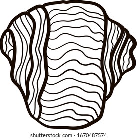 Croissant de queso, ilustración, vector sobre fondo blanco.