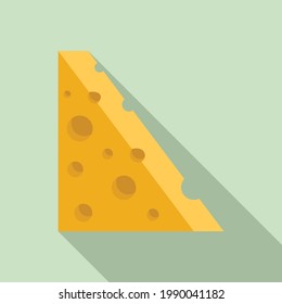 Cheese cuisine icon. Flat illustration of Cheese cuisine vector icon for web design