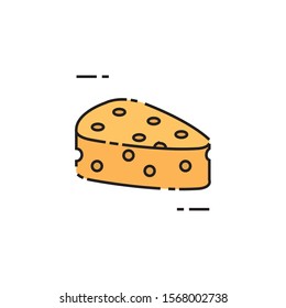 Cheese design, Food restaurant menu dinner lunch cooking and meal theme Vector illustration