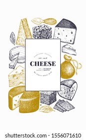 Cheese design template 