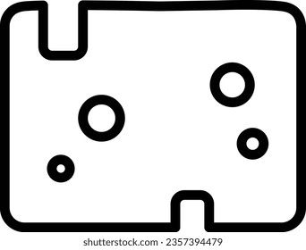 Icono de esquema de bebida de cena de queso