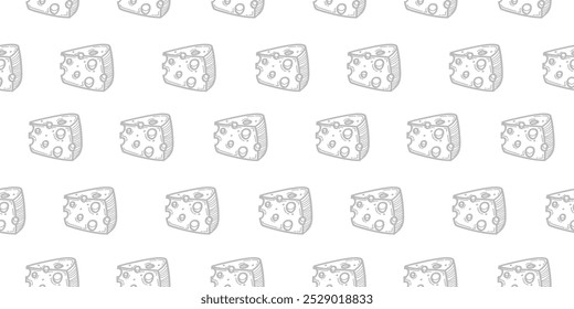 Cheese doodle pattern background. Seamless Pattern of a Cheese. Cheese pattern background. Seamless pattern of cheese doodle illustration background.