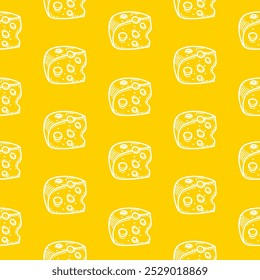 Cheese doodle pattern background. Seamless Pattern of a Cheese. Cheese pattern background. Seamless pattern of cheese doodle illustration background.