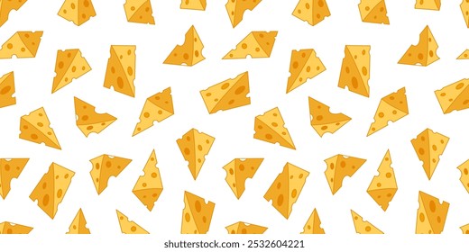 Cheese doodle pattern background. Seamless Pattern of a Cheese. Cheese pattern background. Seamless pattern of cheese doodle illustration background.