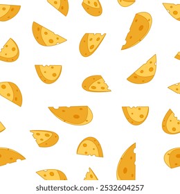 Cheese doodle pattern background. Seamless Pattern of a Cheese. Cheese pattern background. Seamless pattern of cheese doodle illustration background.