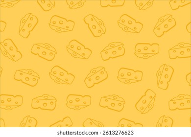 Cheese doodle pattern background. Seamless Pattern of a Cheese. Cheese pattern background set. Seamless pattern of cheese doodle illustration background.
