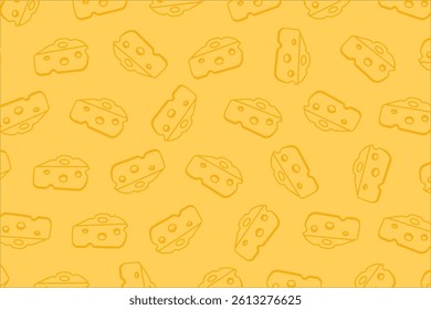 Cheese doodle pattern background. Seamless Pattern of a Cheese. Cheese pattern background set. Seamless pattern of cheese doodle illustration background.

