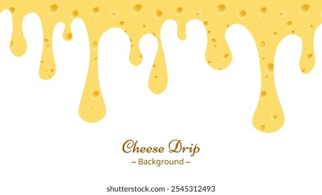 Cheese drip texture background design