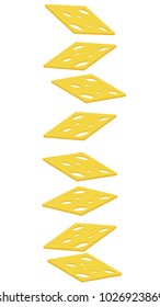 Cheese drop cartoon vector. free space for text. wallpaper. background.