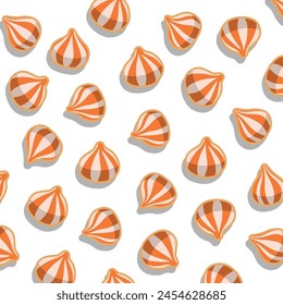 cheese dumpling seamless pattern, vector illustration