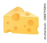 Cheese Emoji Vector Design. Snack Nutrition Art Illustration. Food Fresh Traditional Product. 
