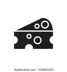 Cheese Filled Icon Vector Illustration