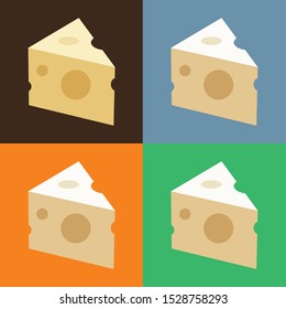 Cheese Flat Design BBQ Icon