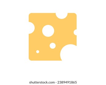 Cheese  Flat Icon Food design vector illustration. food menu. 