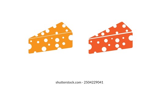 Cheese Flat Icon. Pixel Perfect. For Mobile and Web.