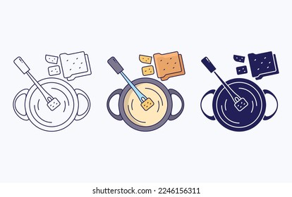 Cheese Fondue fine dining icon