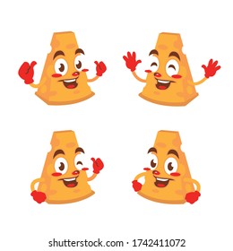 cheese food cartoon character mascot
