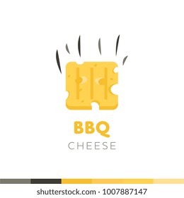 Cheese Food Logo, Restaurant logo, food and cooking logo, vector logo template.