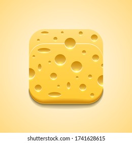 Cheese Food Logo Vector Icon Symbol