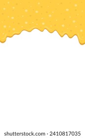 Cheese frame drops background. Liquid cheese drip