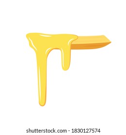 Cheese and French fries vector. wallpaper. cheese stretch. cheese on white background. Cheese Fries poster.