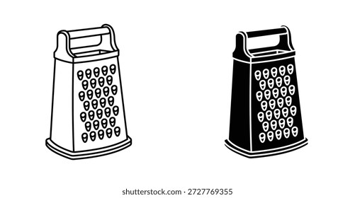 Cheese grater icon graphic design. Vector icon illustrations
