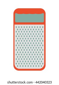Cheese grater icon. Menu and ktichen design. Vector graphic