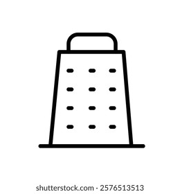 Cheese grater icon Outline vector for web ui