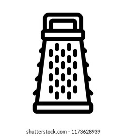 Cheese Grater Icon Vector