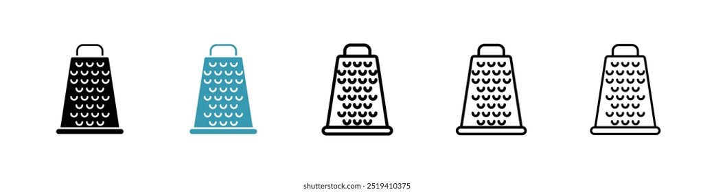 Cheese grater icon vector icon set. EPS 10