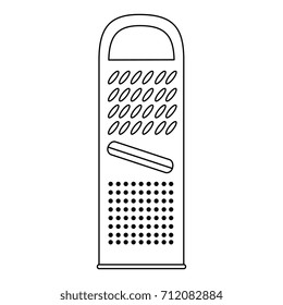 cheese grater isolated icon
