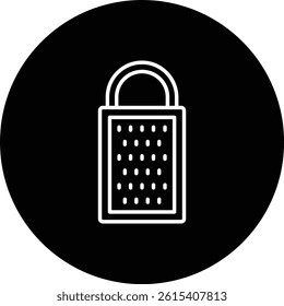 Cheese grater vector icon. Can be used for printing, mobile and web applications.
