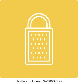 Cheese grater vector icon. Can be used for printing, mobile and web applications.