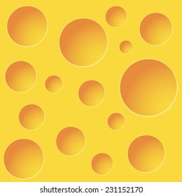 Cheese with holes background