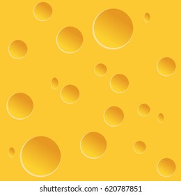 Queso con orificios sin fisuras