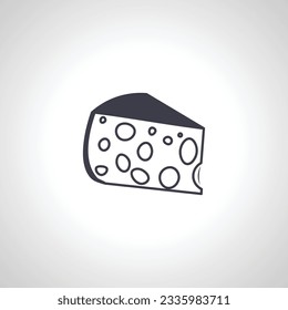 Icono de queso, icono de queso. Icono de queso