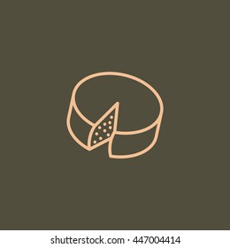 Cheese Icon. 