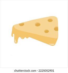 cheese icon cartoon vector art 