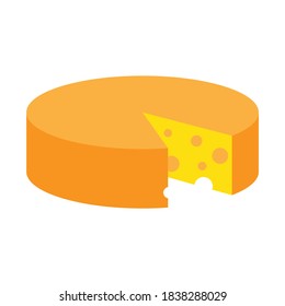 Cheese icon design isolated on white background