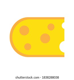Cheese icon design isolated on white background
