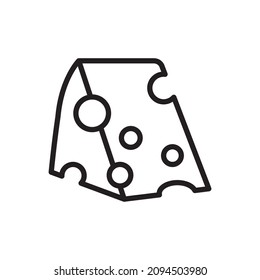 Käsesymbol-design, Vektorgrafiken auf weißem Hintergrund
