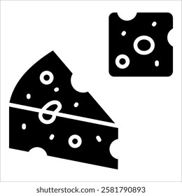 Cheese Icon Element For Design