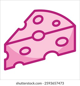 Cheese Icon Element For Design