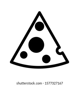 cheese icon. flat illustration of cheese. cheese sign symbol. vector illustration on white background