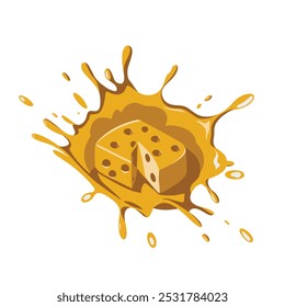 ícone de queijo. ilustração plana de queijo - ícone vetorial. símbolo de sinal de queijo
