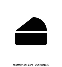 cheese Icon. Flat style design isolated on white background. Vector illustration