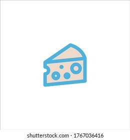 cheese icon flat vector logo design trendy illustration signage symbol graphic simple